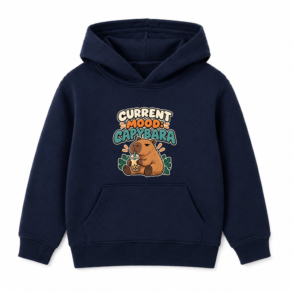 Current Mood Capybara kids hoodie - Navy