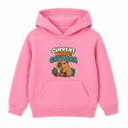 Current Mood Capybara kids hoodie - Pink