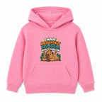 No Idea What's Going On kids hoodie - Pink