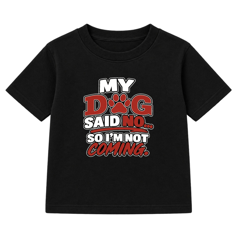 My Dog Said No kids t-shirt - Black