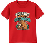 Current Mood Capybara kids t-shirt - Red