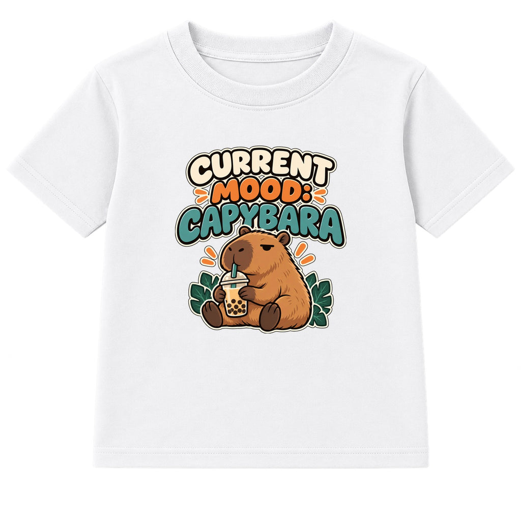 Current Mood Capybara kids t-shirt - White