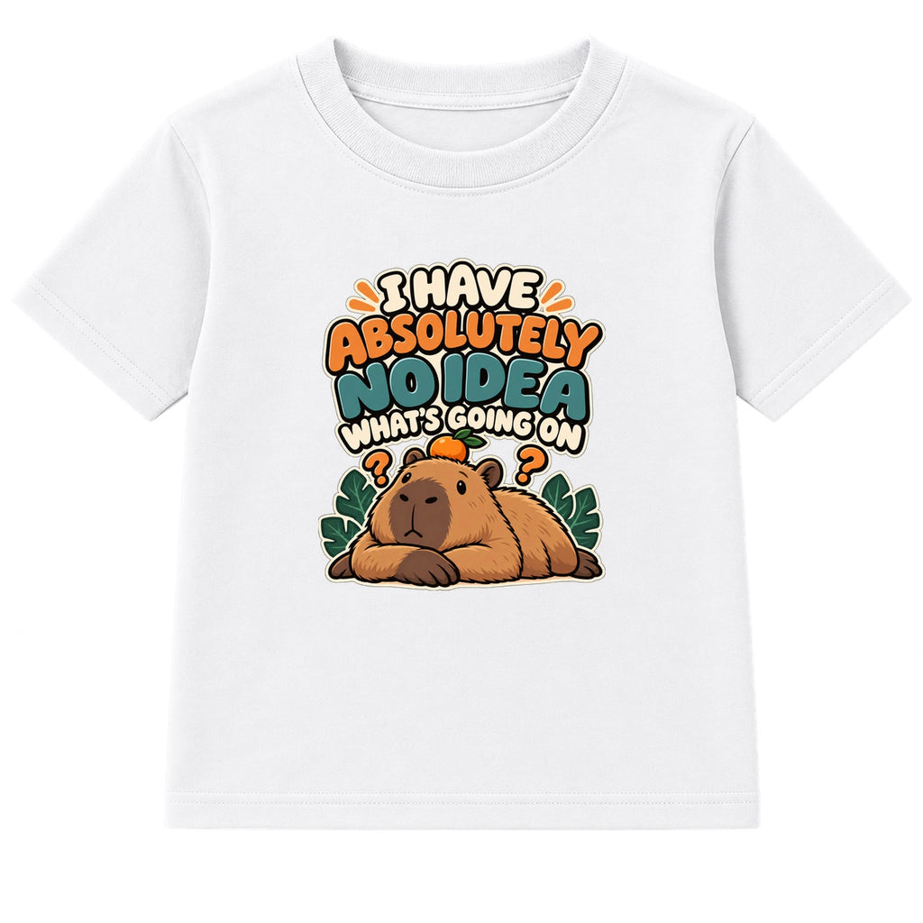 No Idea What's Going On kids t-shirt - White