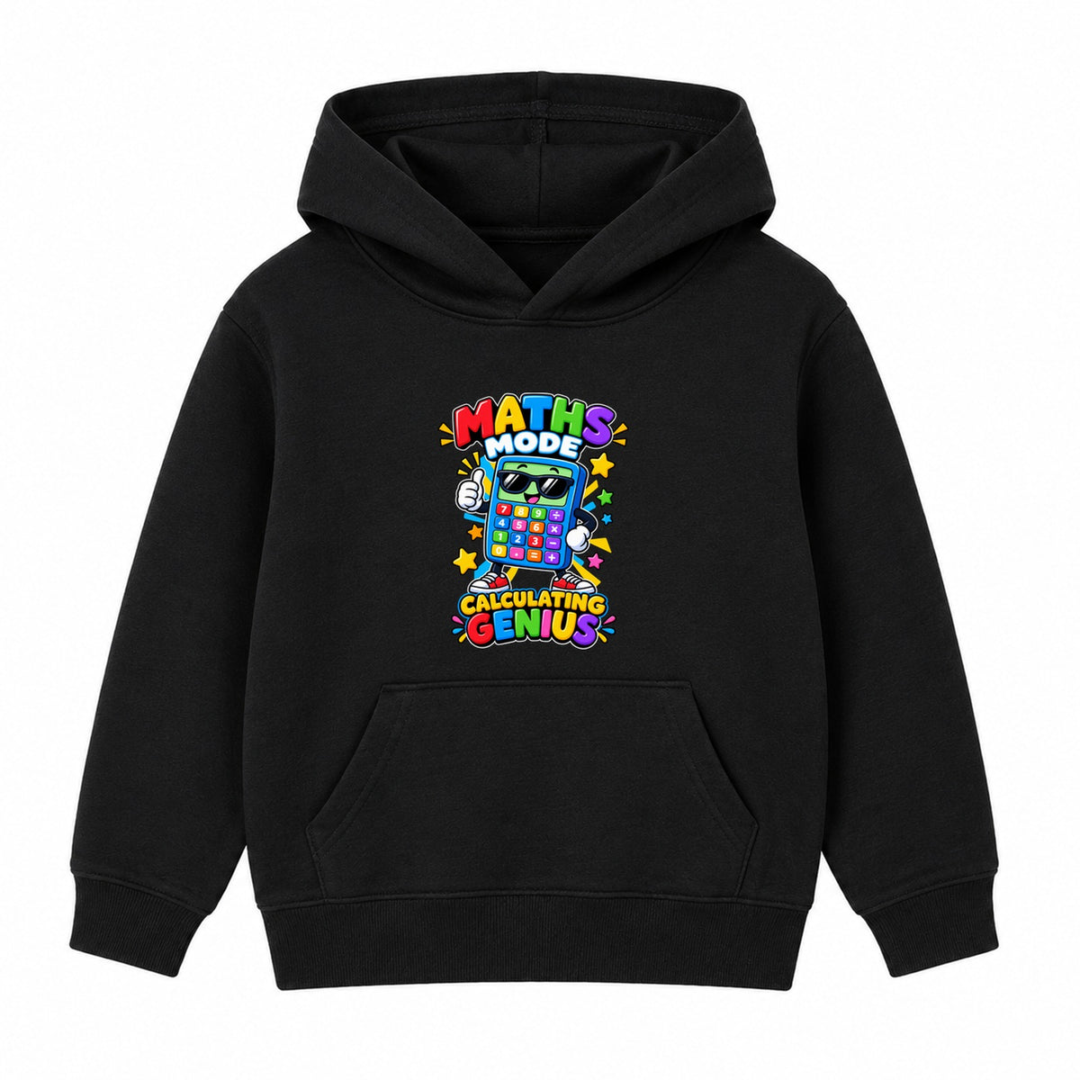 Calculating Genius kids Number Day hoodie - Black