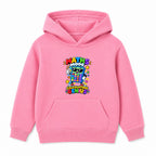 Calculating Genius kids Number Day hoodie - Pink