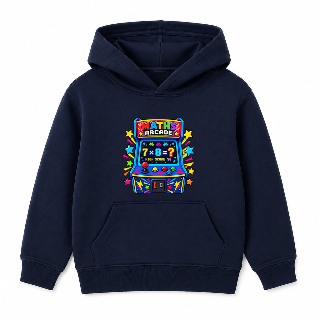 Maths Arcade kids Number Day hoodie - Navy