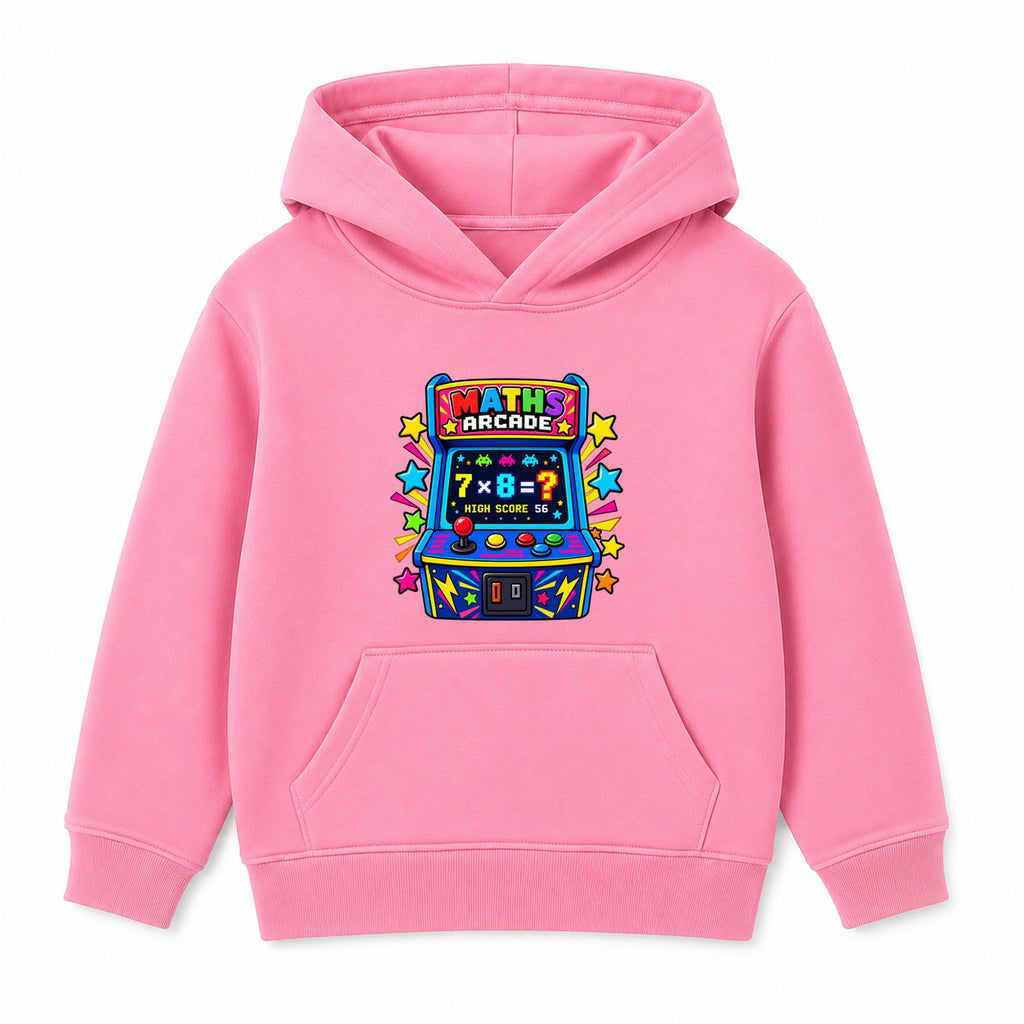 Maths Arcade kids Number Day hoodie - Pink