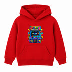 Maths Arcade kids Number Day hoodie - Red