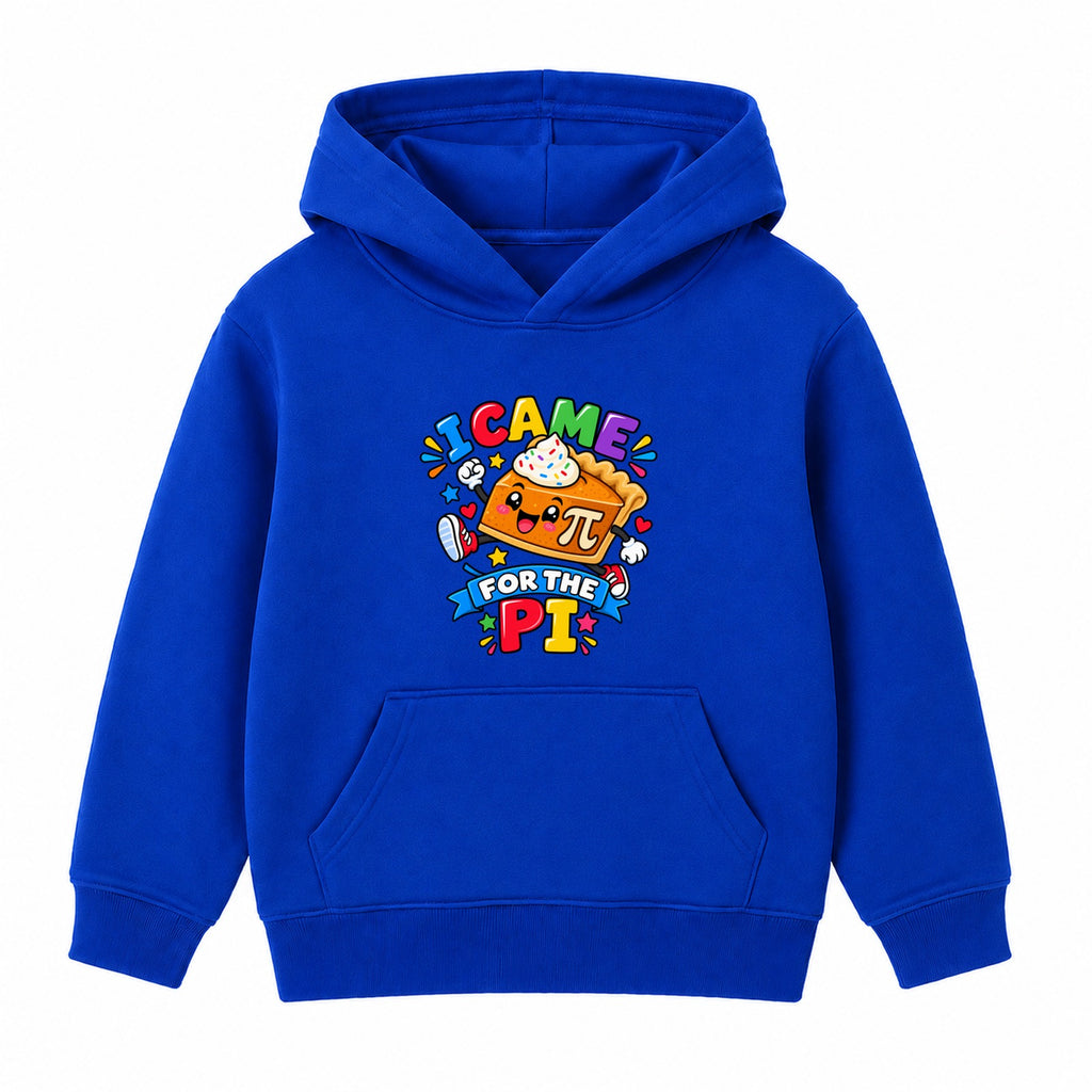 I Came For The Pi kids Number Day hoodie - Royal Blue