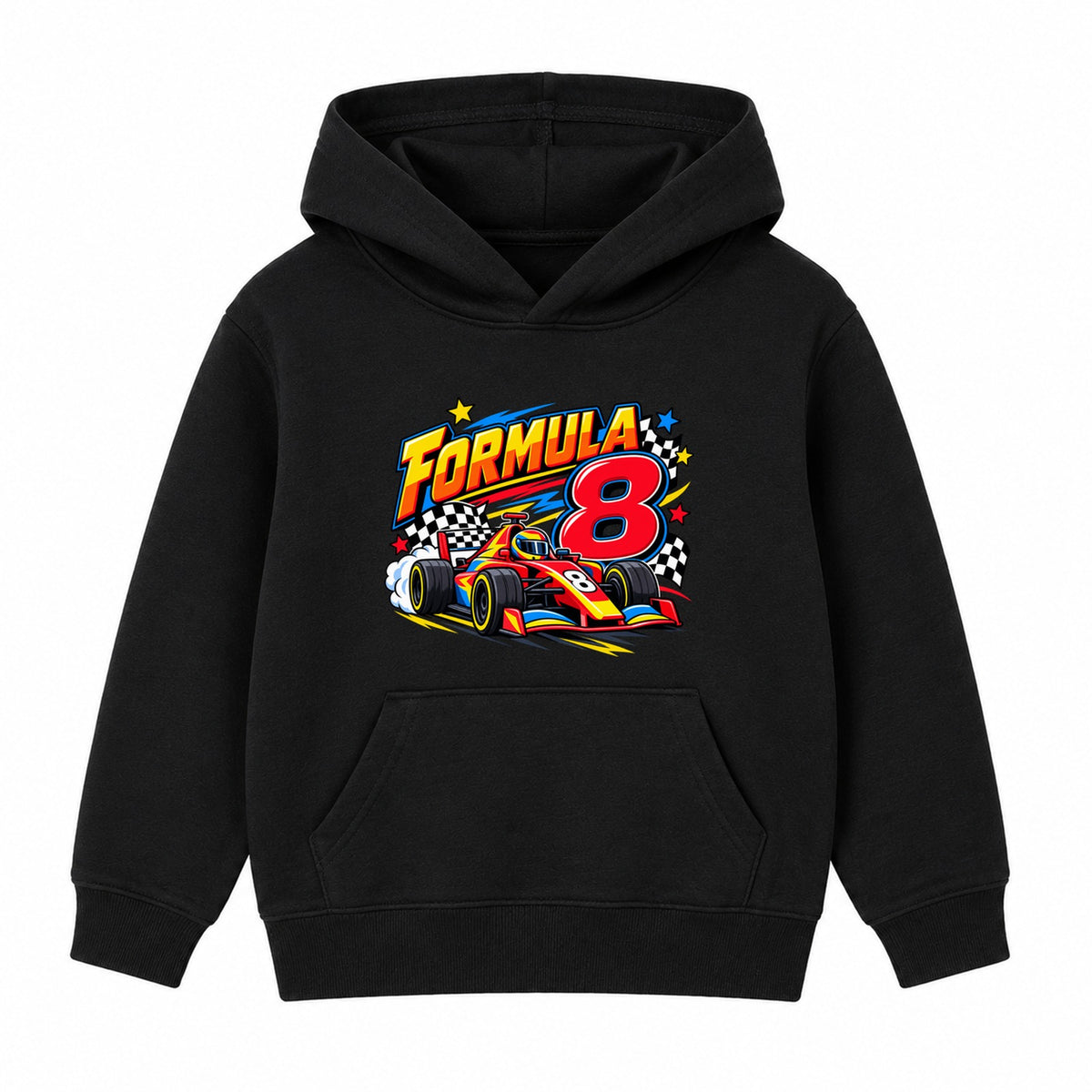 Formula 8 kids Number Day hoodie - Black