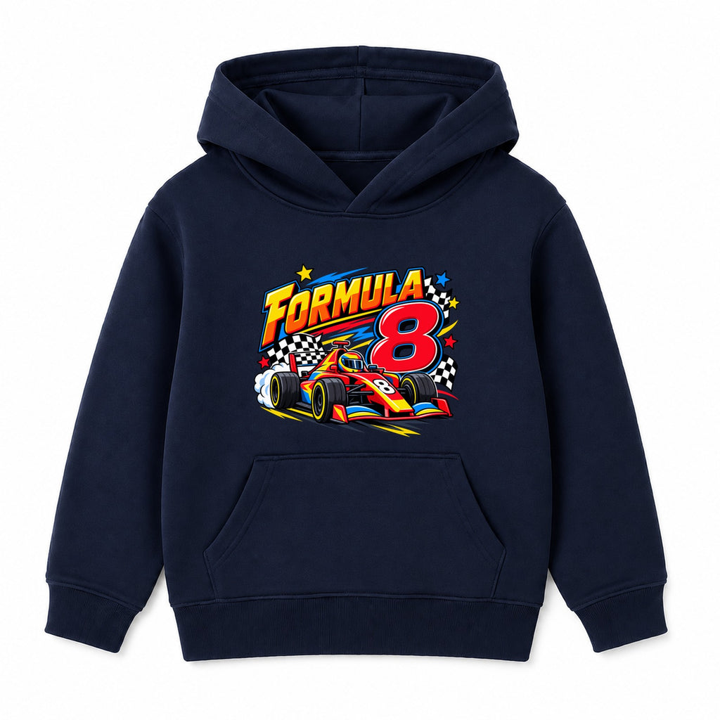 Formula 8 kids Number Day hoodie - Navy
