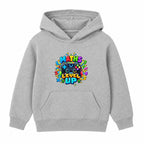 Maths Level Up kids Number Day hoodie - Heather Grey
