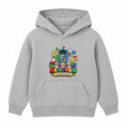 Maths Mode Activated kids Number Day hoodie - Heather Grey