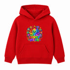 Count Me In kids Number Day hoodie - Red