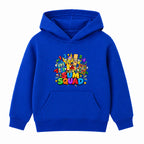 Sum Squad kids Number Day hoodie - Royal Blue