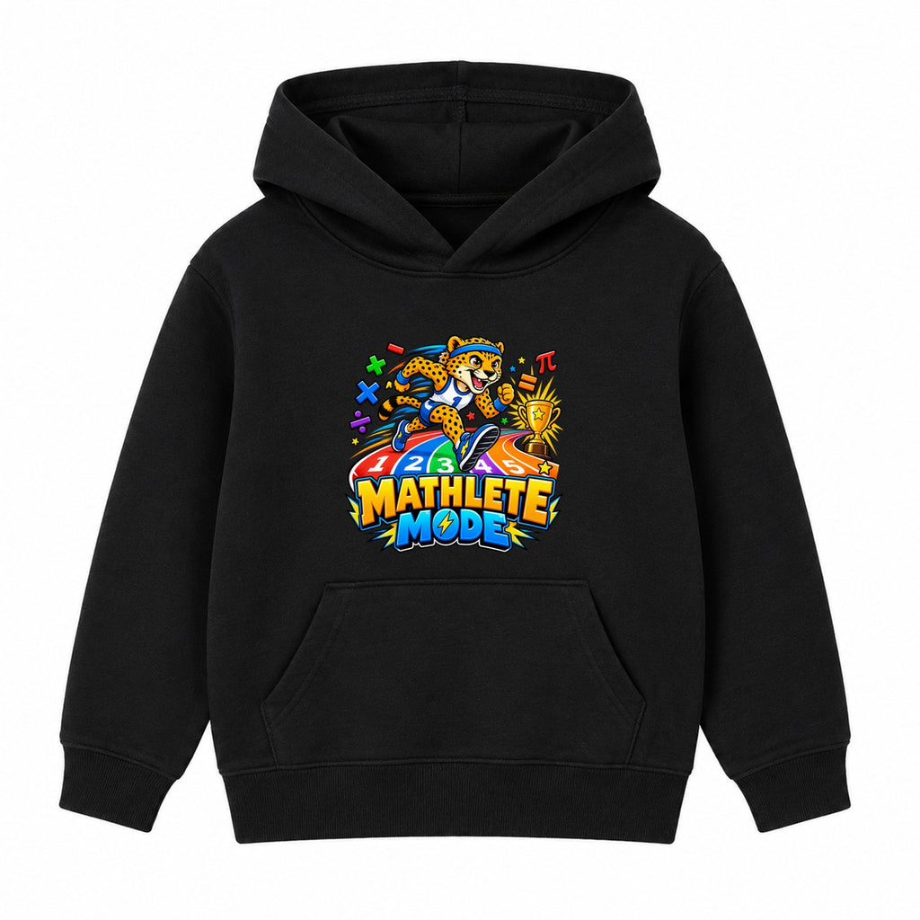 Mathlete Mode kids Number Day hoodie - Black