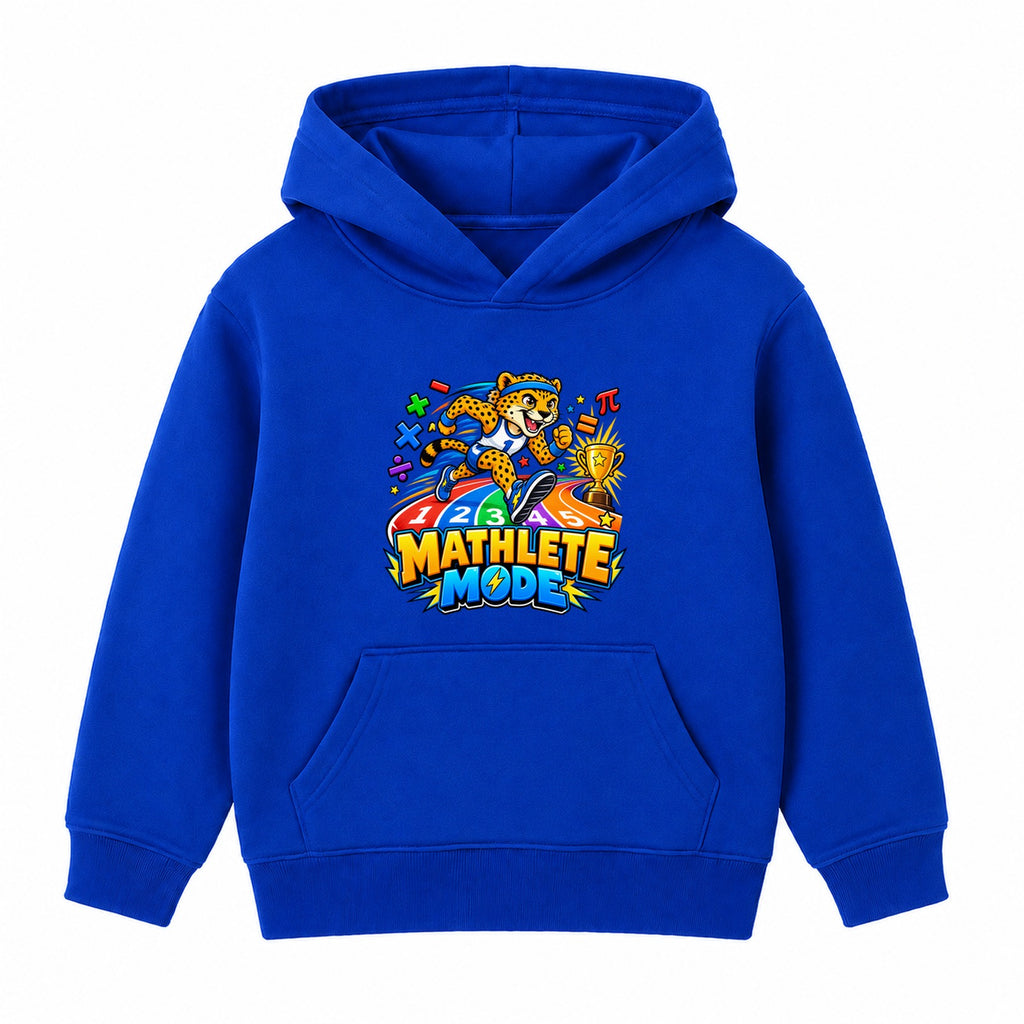 Mathlete Mode kids Number Day hoodie - Royal Blue