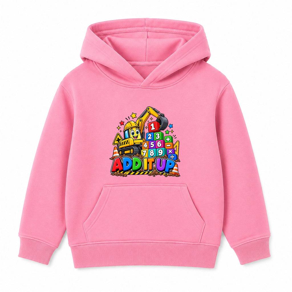 Add It Up kids Number Day hoodie - Pink