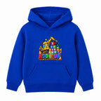 Add It Up kids Number Day hoodie - Royal Blue