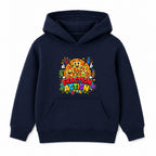 Fraction Action kids Number Day hoodie - Navy