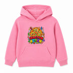 Fraction Action kids Number Day hoodie - Pink