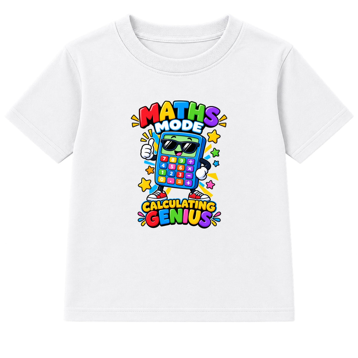 Calculating Genius kids Number Day t-shirt - White