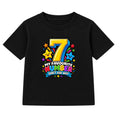 My Favourite Number 7 kids Number Day t-shirt - Black