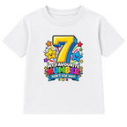 My Favourite Number 7 kids Number Day t-shirt - White
