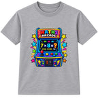 Maths Arcade kids Number Day t-shirt - Heather Grey