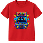 Maths Arcade kids Number Day t-shirt - Red