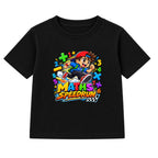 Maths Speedrun kids Number Day t-shirt - Black