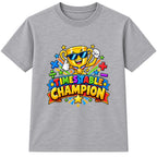 Times Table Champion kids Number Day t-shirt - Heather Grey