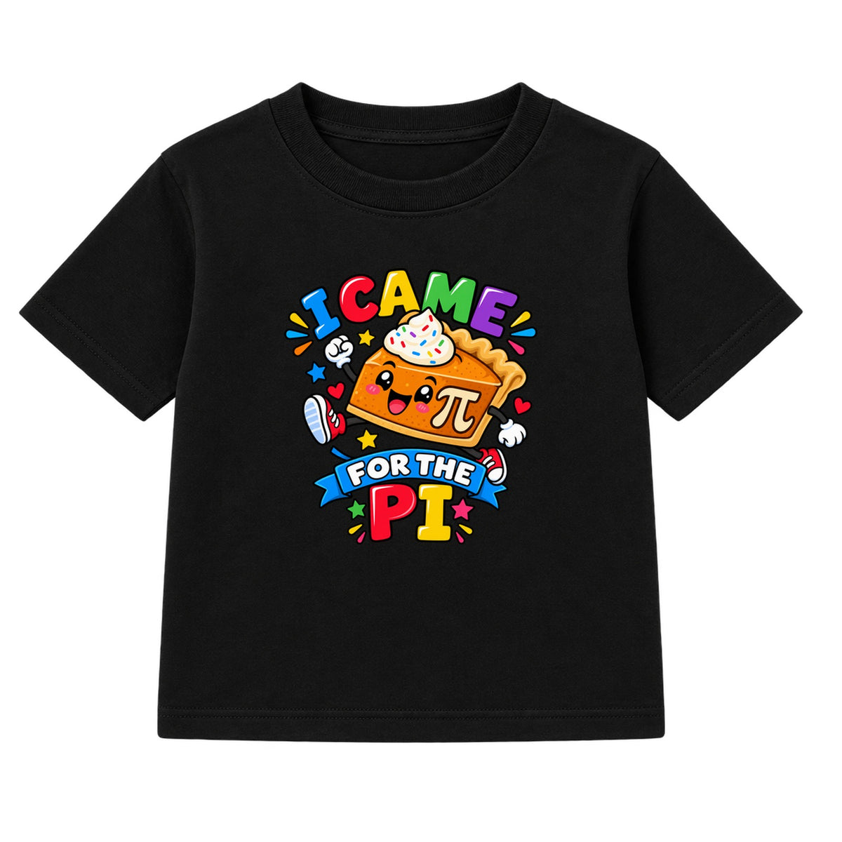 I Came For The Pi kids Number Day t-shirt - Black