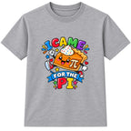 I Came For The Pi kids Number Day t-shirt - Heather Grey