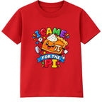 I Came For The Pi kids Number Day t-shirt - Red