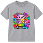 Numbers Are My Thing kids Number Day t-shirt - Heather Grey