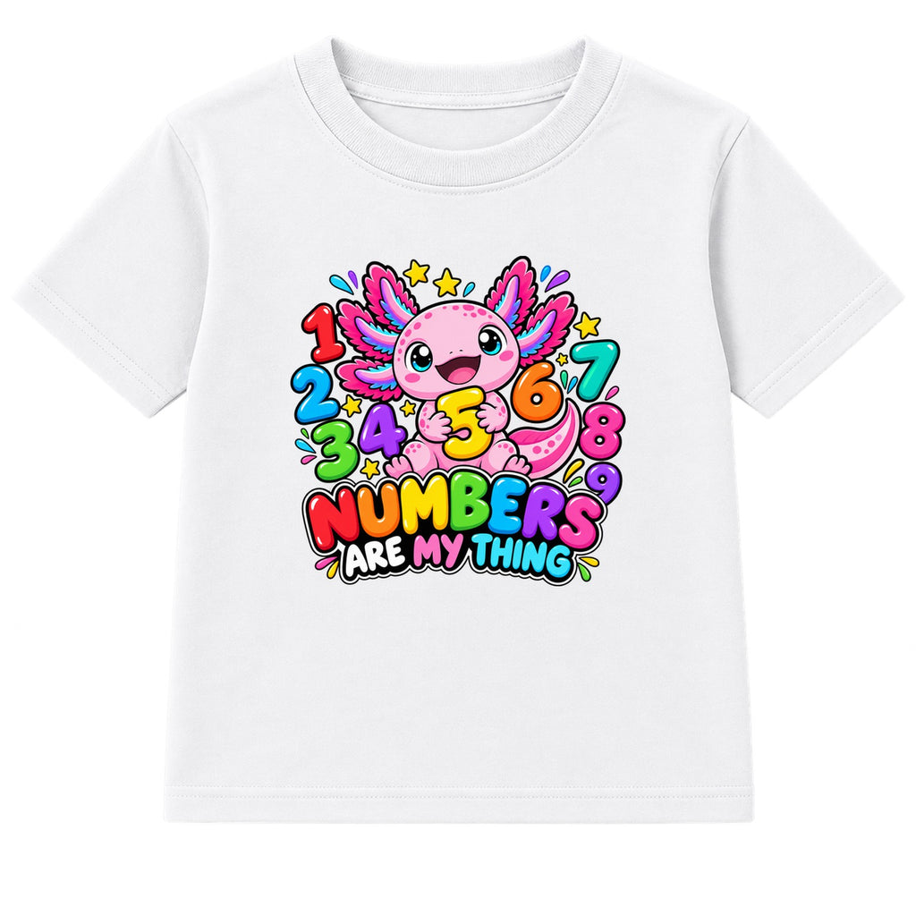 Numbers Are My Thing kids Number Day t-shirt - White