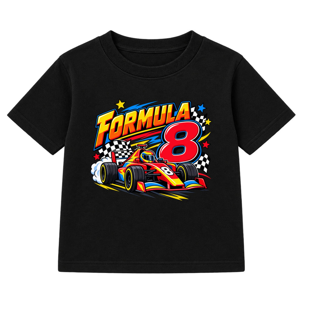 Formula 8 kids Number Day t-shirt - Black