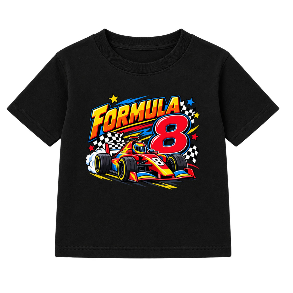 Formula 8 kids Number Day t-shirt - Black