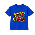Formula 8 kids Number Day t-shirt - Blue