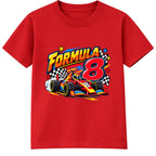 Formula 8 kids Number Day t-shirt - Red