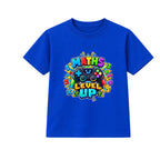 Maths Level Up kids Number Day t-shirt - Blue
