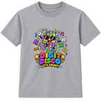 Digit Disco kids Number Day t-shirt - Heather Grey