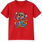 Digit Disco kids Number Day t-shirt - Red