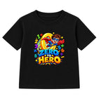 Zero To Hero kids Number Day t-shirt - Black