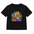 Sum Squad kids Number Day t-shirt - Black