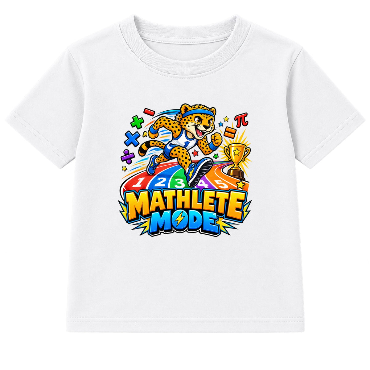Mathlete Mode kids Number Day t-shirt - White