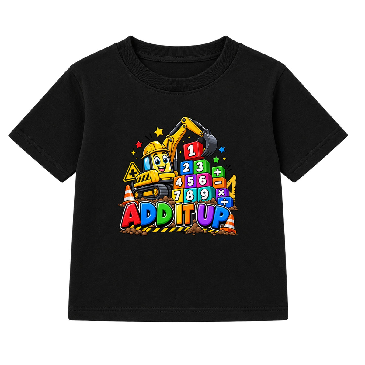 Add It Up kids Number Day t-shirt - Black