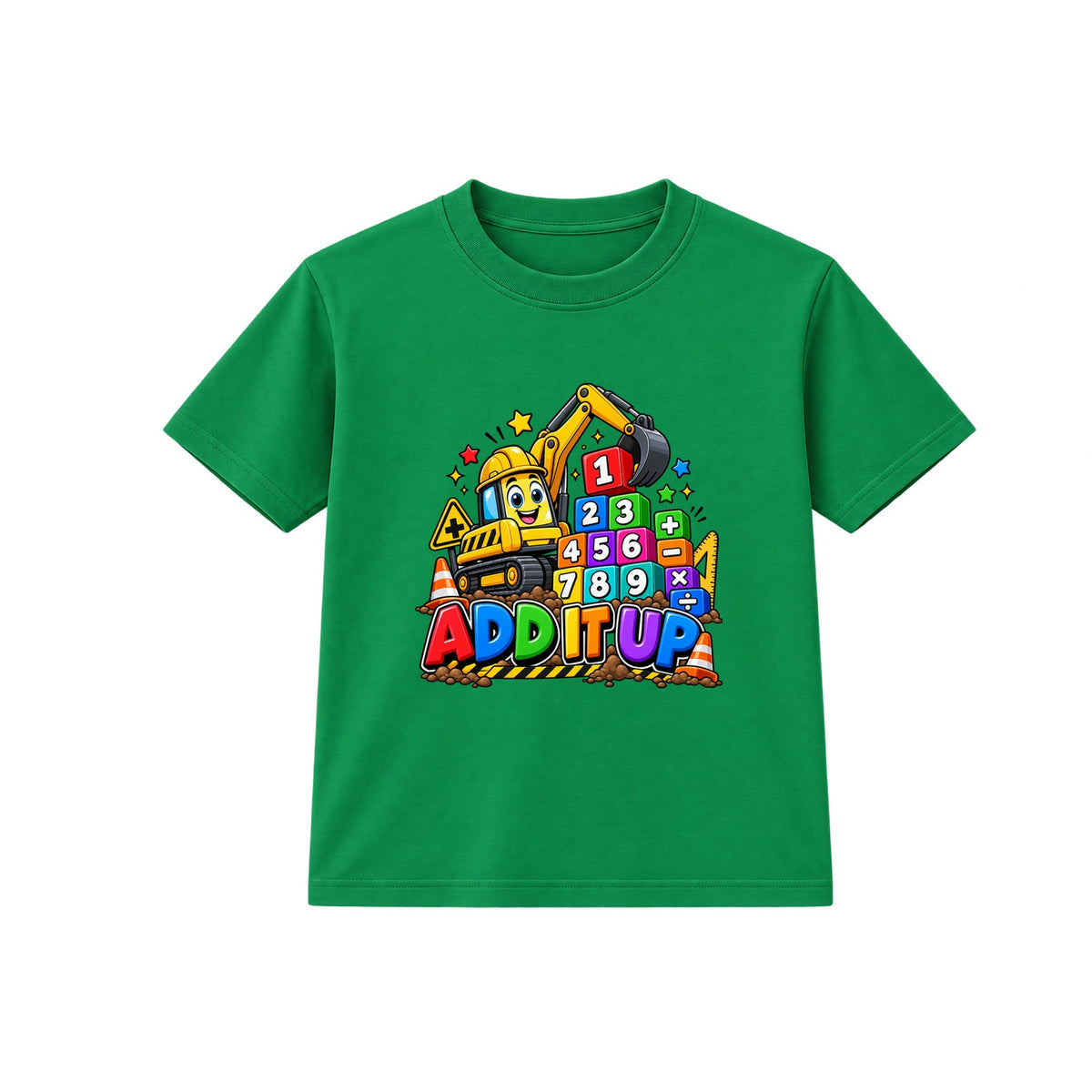 Add It Up kids Number Day t-shirt - Green