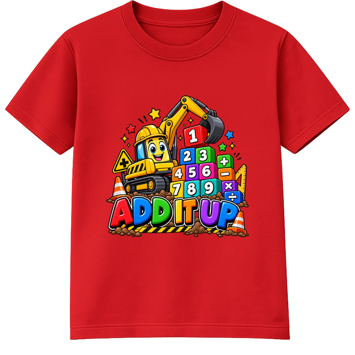 Add It Up kids Number Day t-shirt - Red